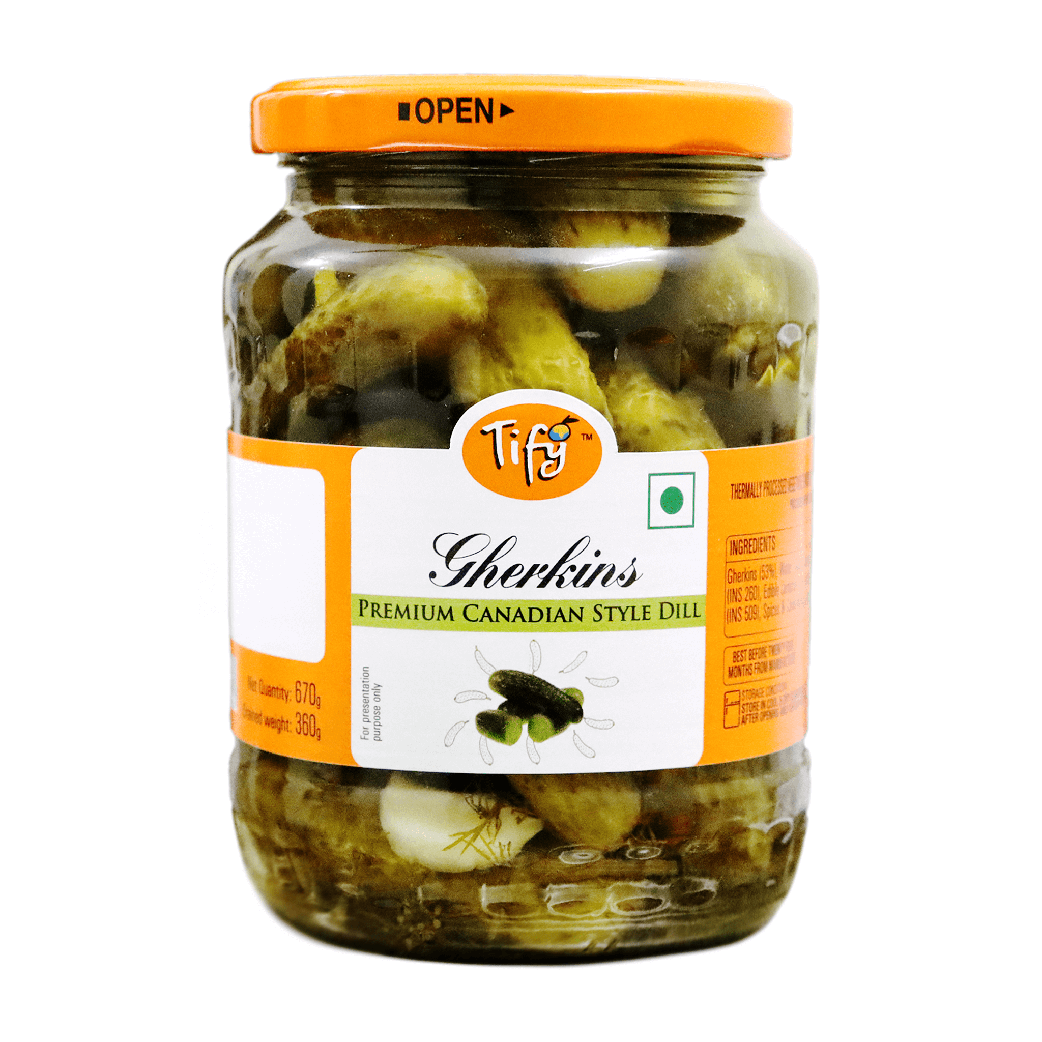 Gherkins Canadian Style Baby Dill