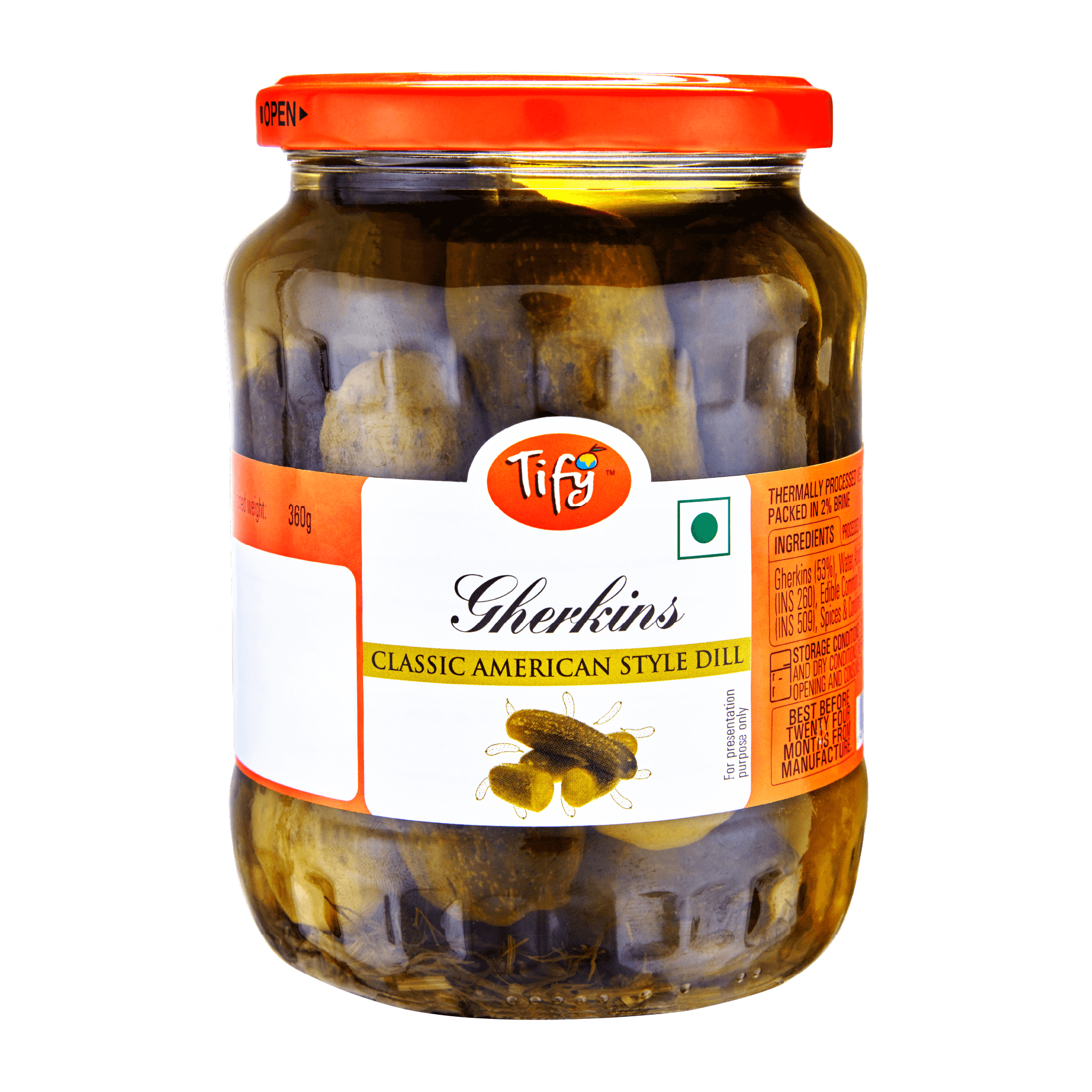 Gherkins Classic American Style Dill