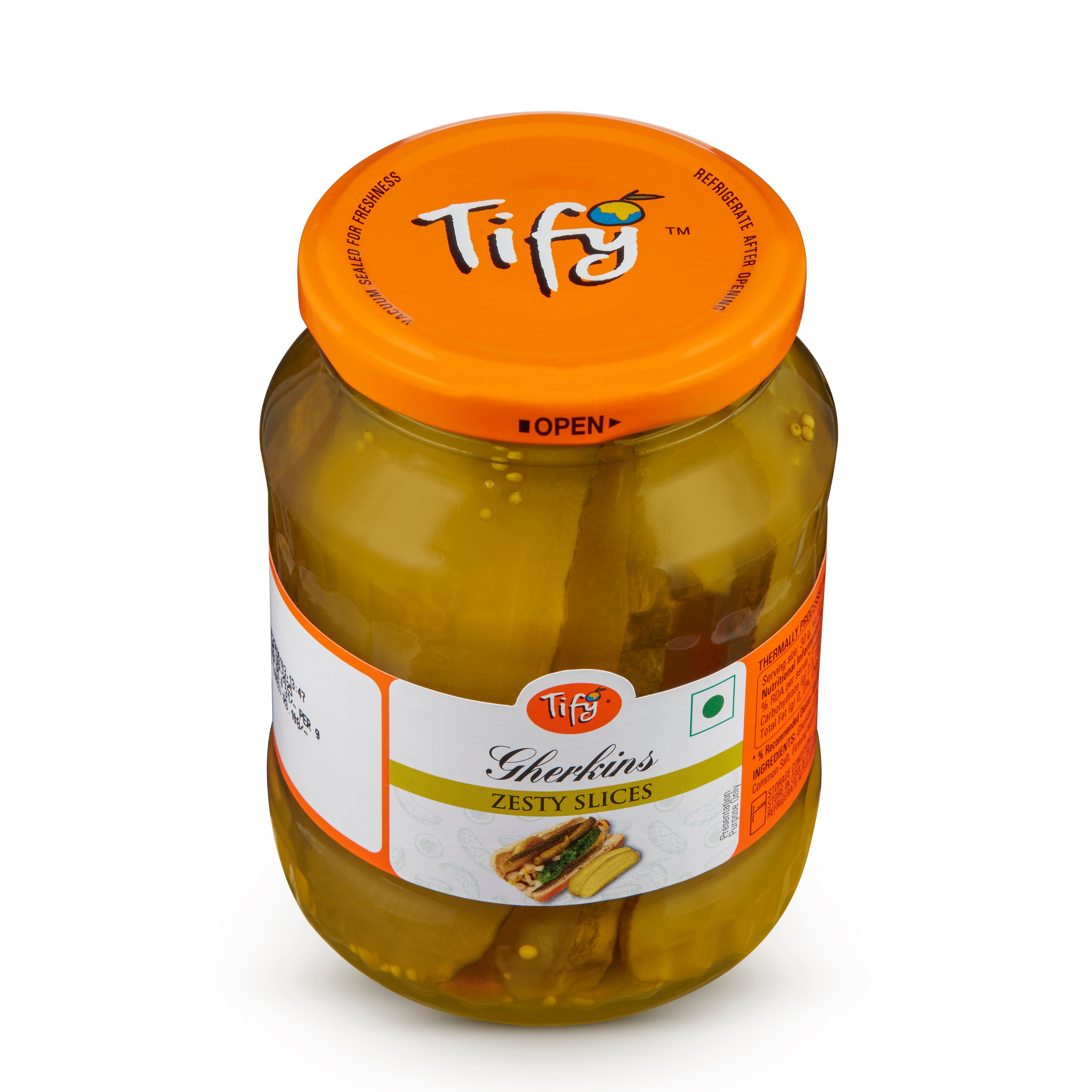 Gherkins Zesty Slices