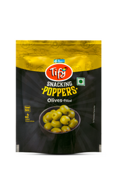Snacking Poppers Olives Pitted 62g