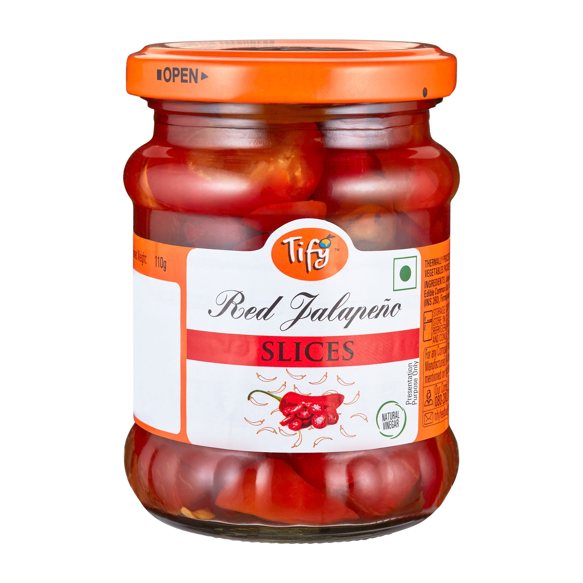 Red Jalapeno Slices