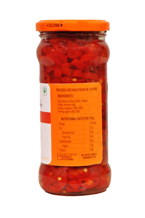 Red Paprika Slices