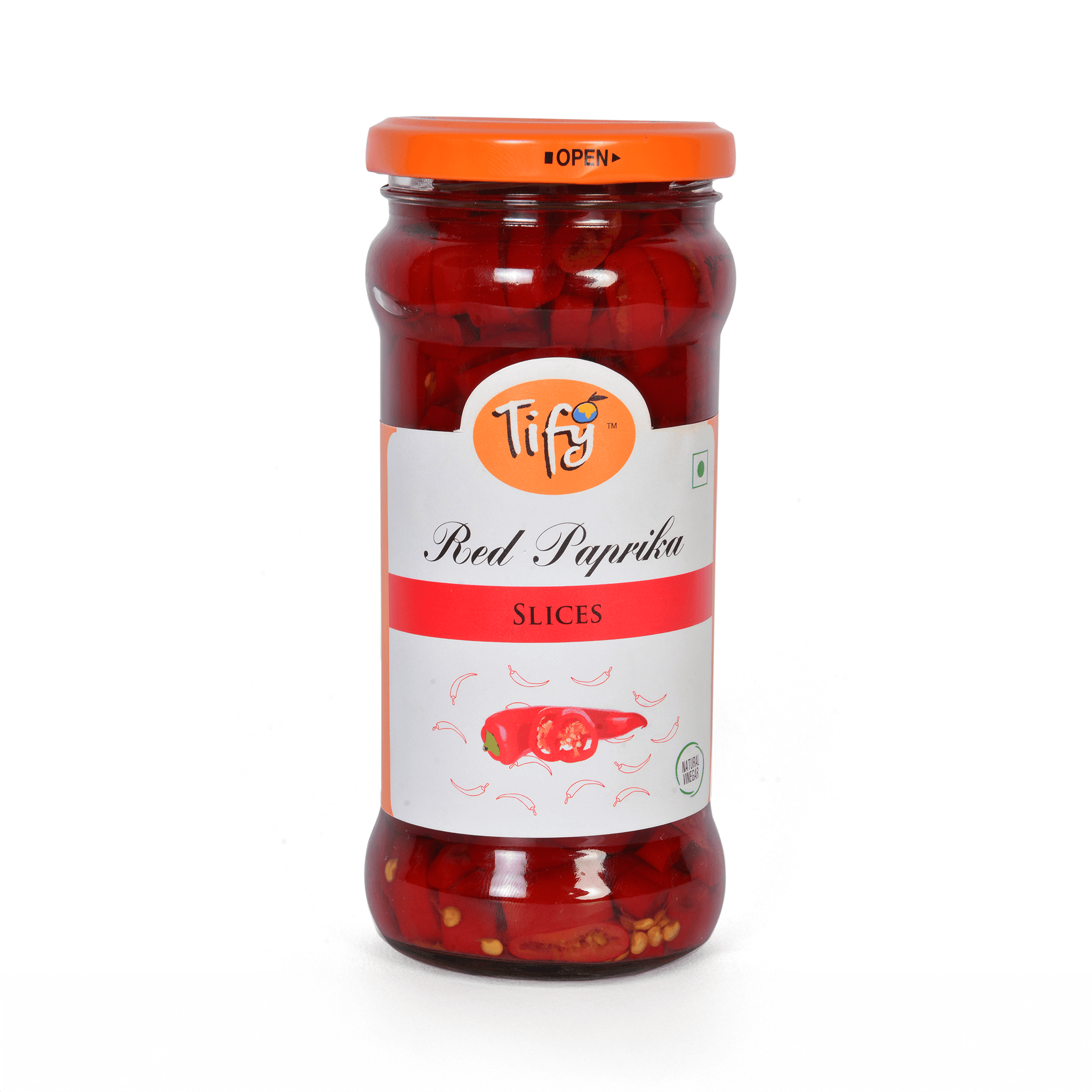 Red Paprika Slices