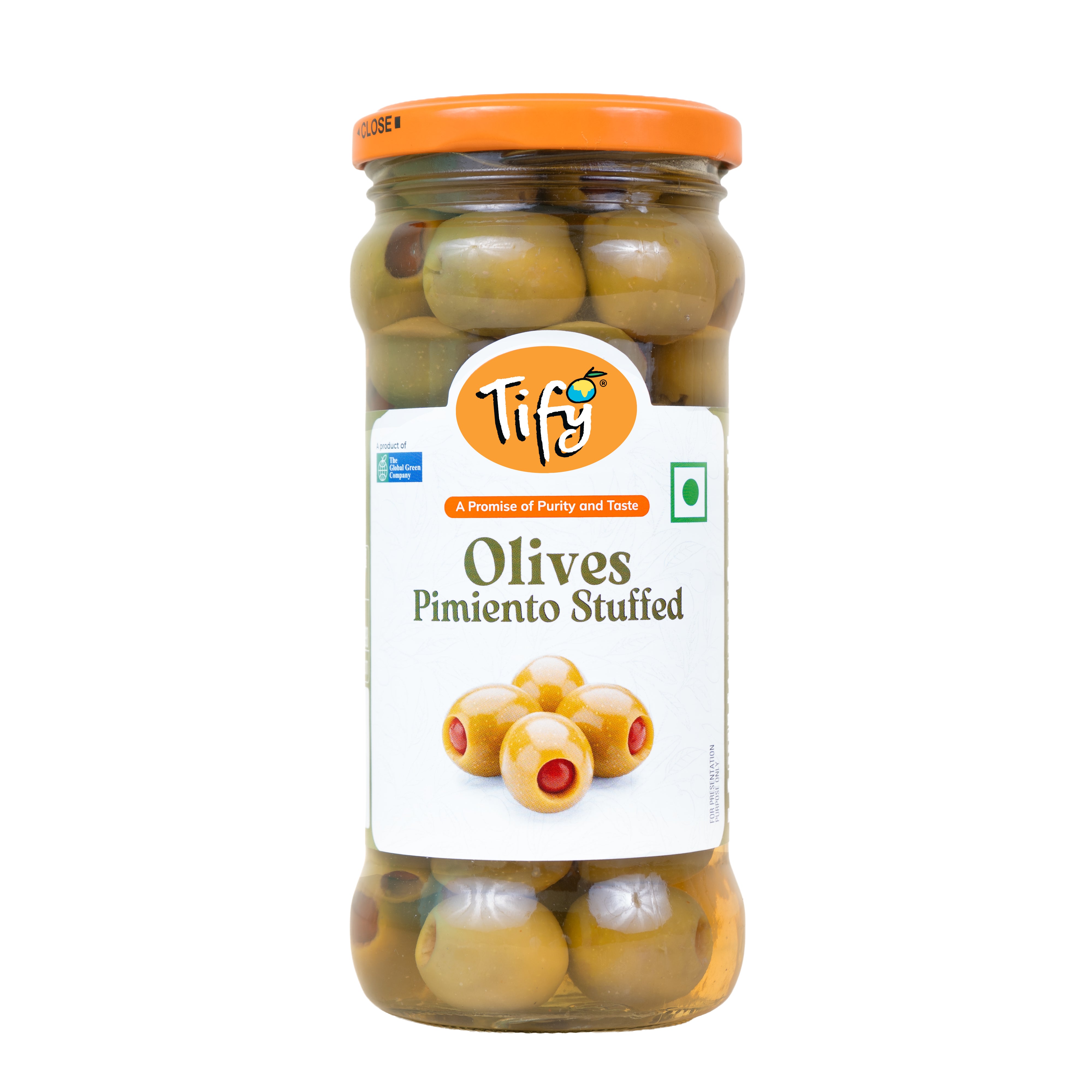 Green Olives - Pimento Stuffed-Bottle