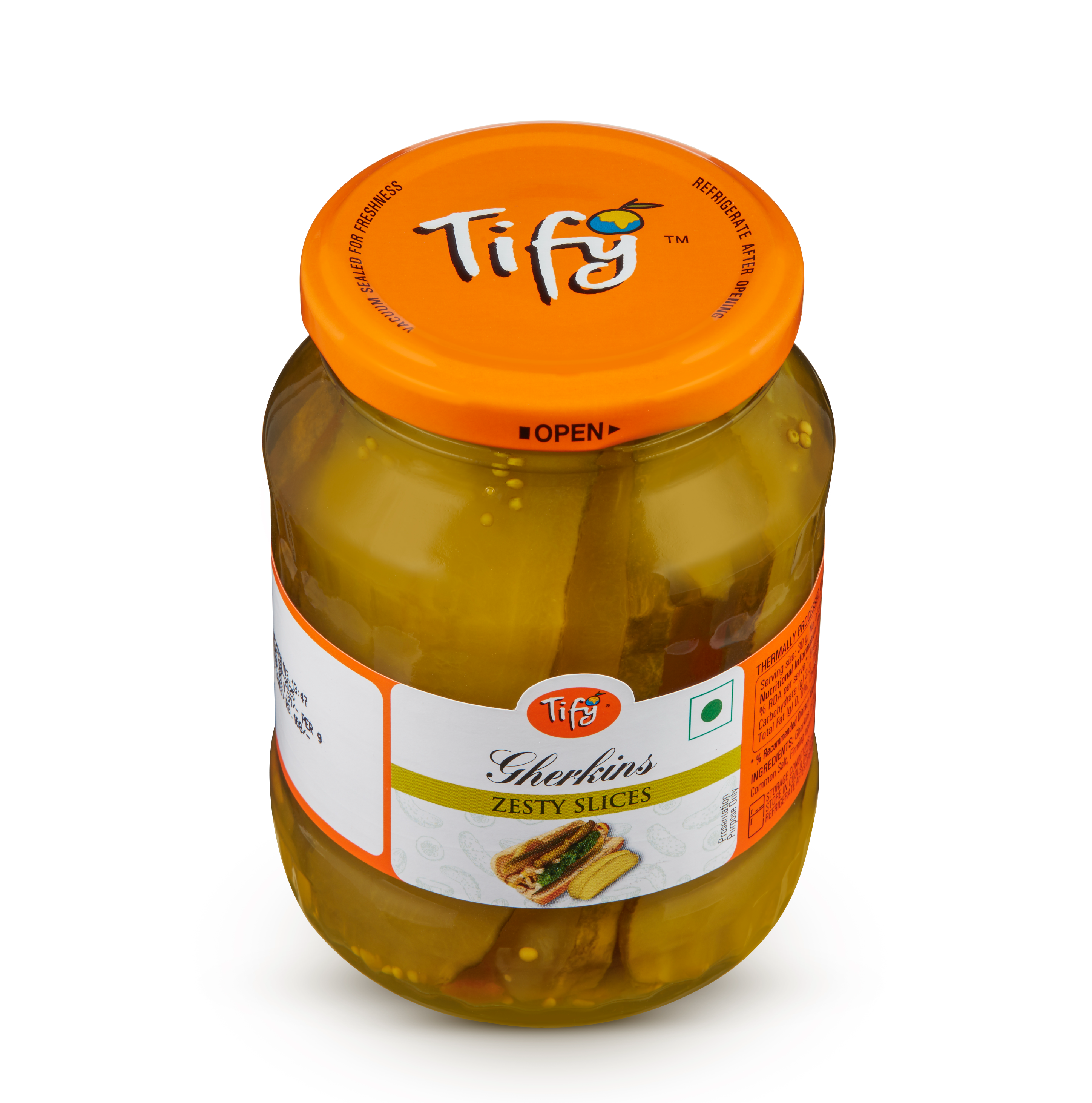Gherkins Zesty Slices 370ml