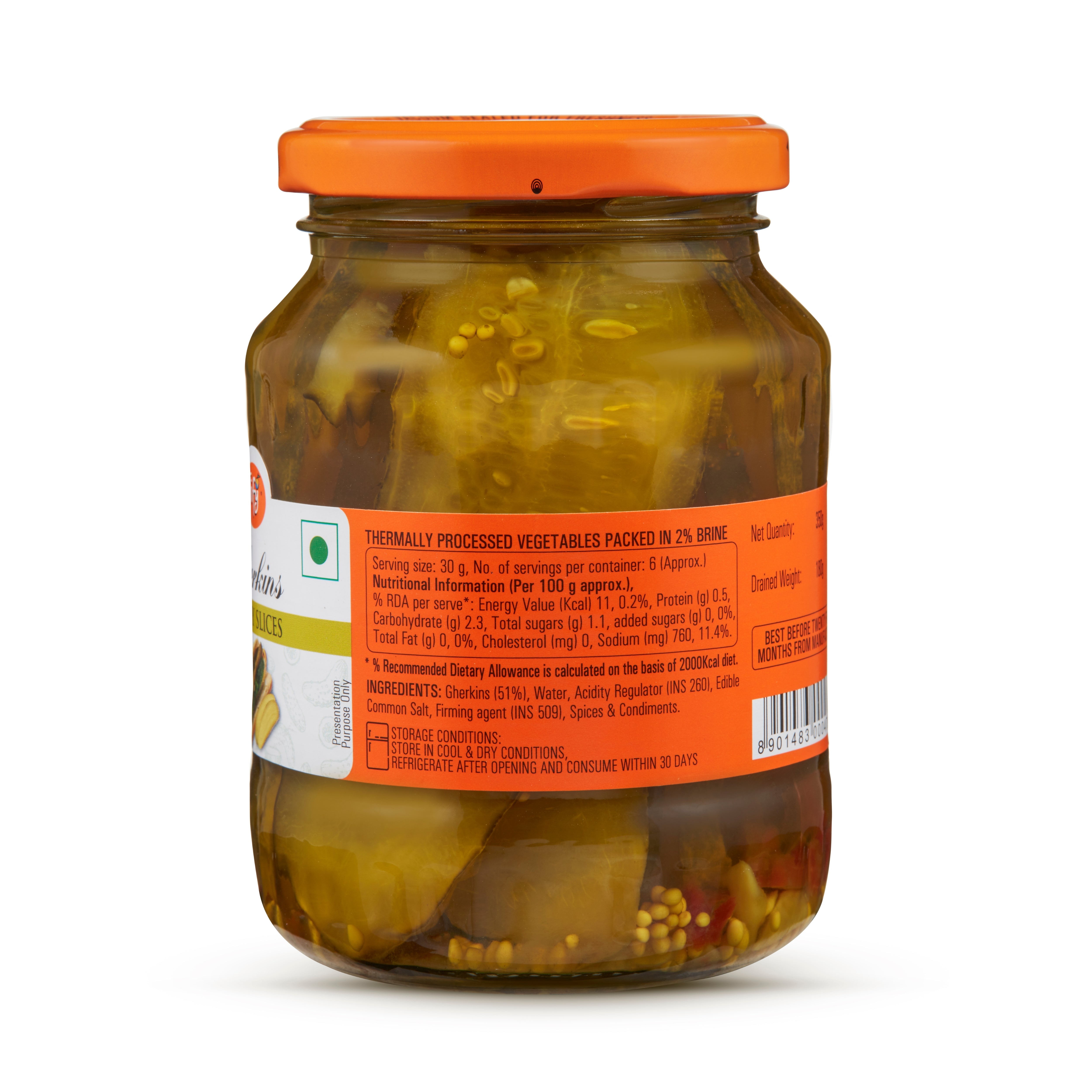 Gherkins Zesty Slices