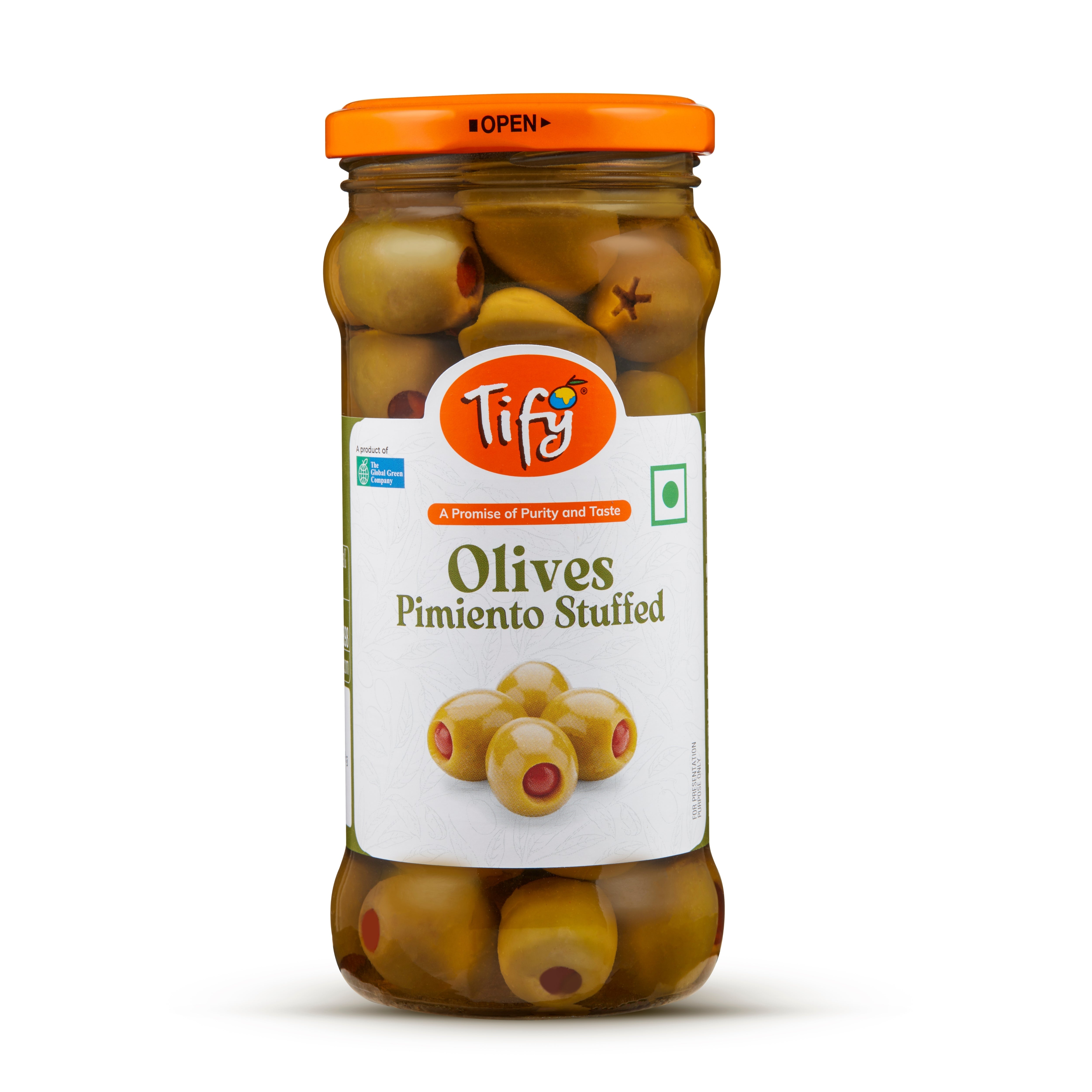 Green Olives - Pimento Stuffed-Bottle