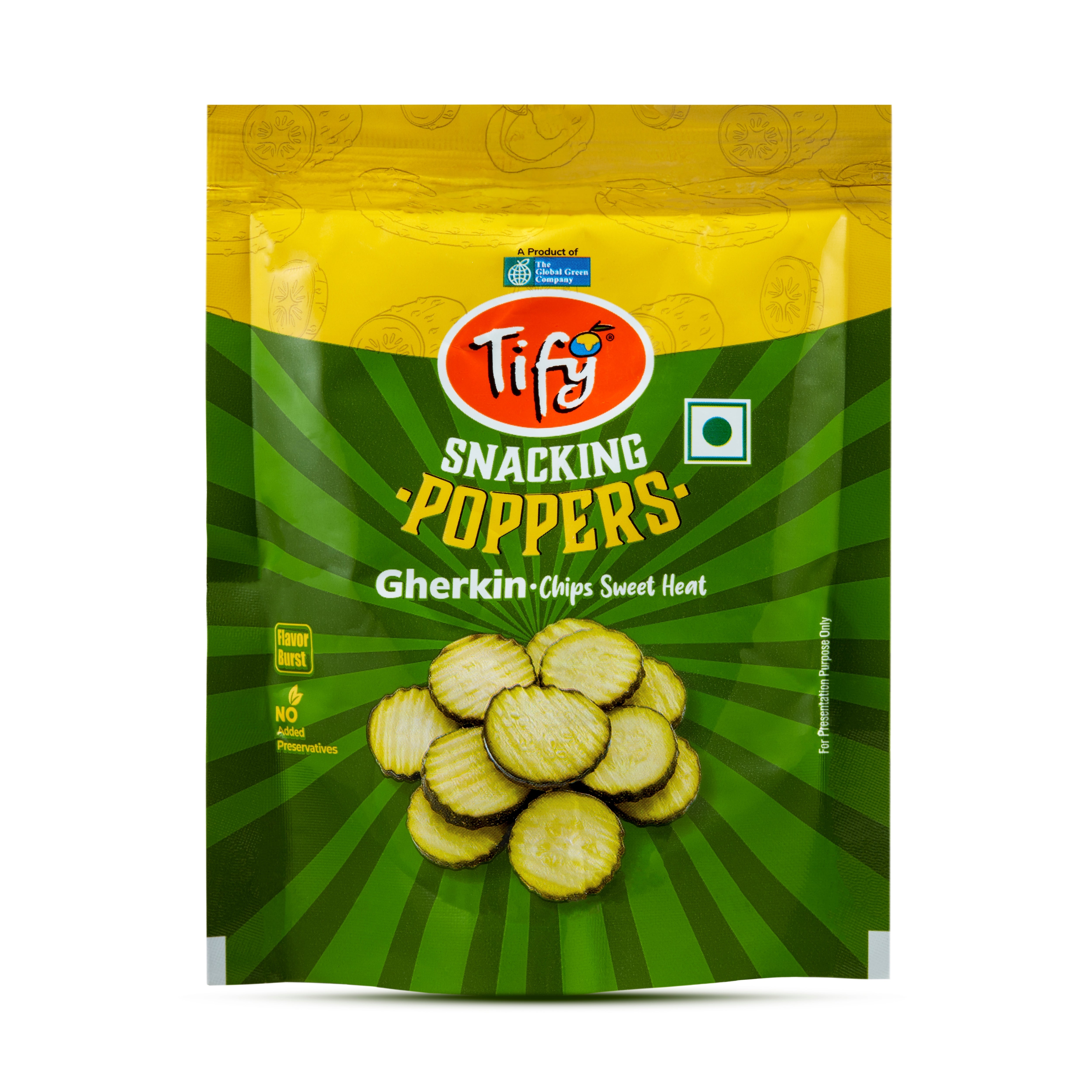 Gherkins Chips Sweet Heat 62g